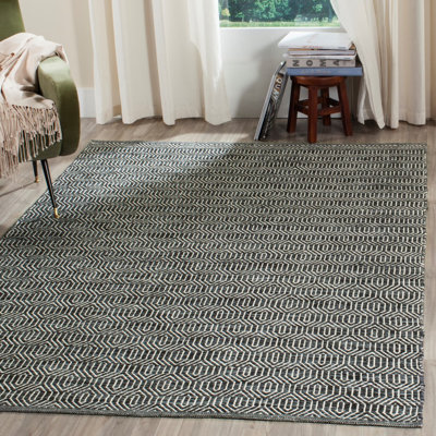 Dryden Hand Woven Cotton Geometric Rug