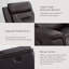 Fauteuil inclinable en similicuir Puspha-1581477244