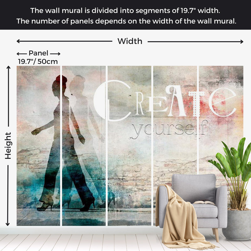 Wall Mural, 110" L x 157" W
