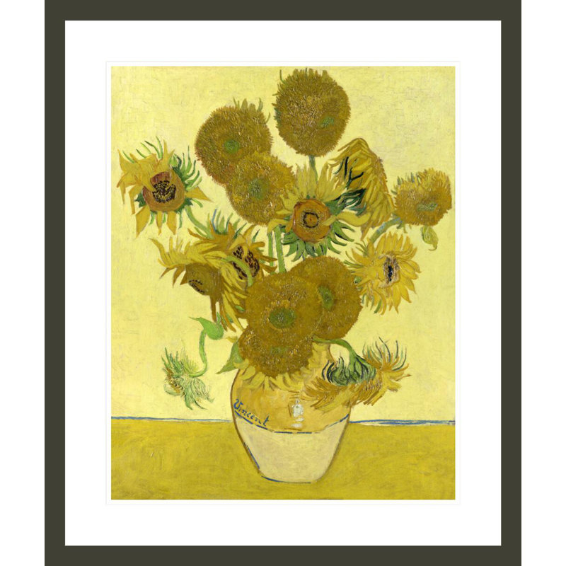 Tournesols par Vincent van Gogh, H 27,9 po x l 23,5 po