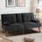 Lepanto 59.4'' Velvet Convertible Sofa-529711333