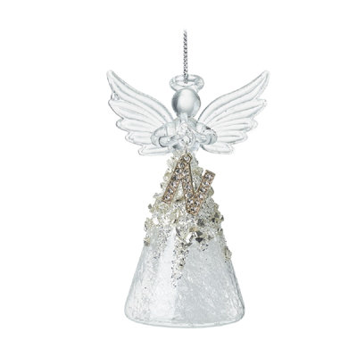 Mcdaniel 9cm Glass Hanging Figurine Ornament