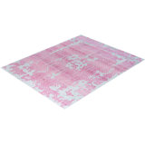 Overdyed One-of-a-Kind 7' 10" X 9' 10" Hand Knotted Area Rug
