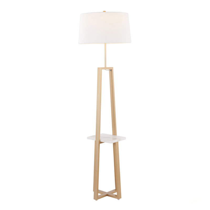 Lampe sur pied Cosmo Tablette Glam Contemporary