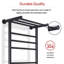 Chauffe-serviettes mural électrique Summit, 8 barres, double connexion avec tablette chauffante Summit-70211762