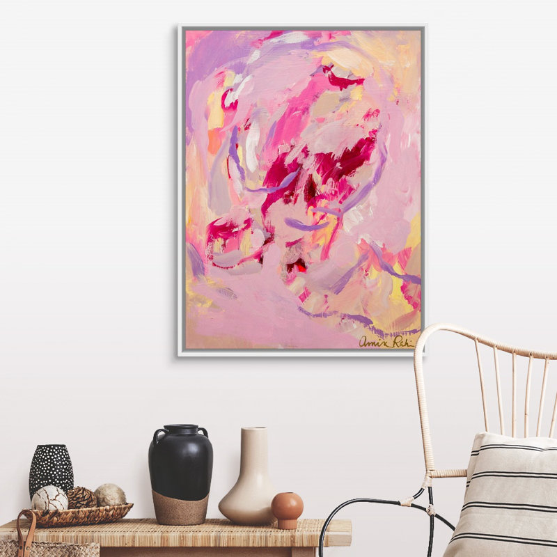 Print, White Framed, 42" H x 32" W x 1.75" D