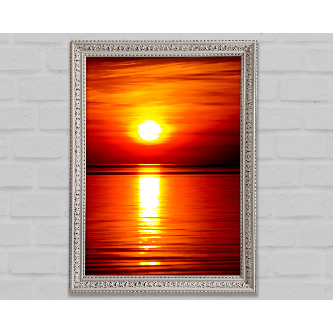 Reflections Of The Golden Sun - Einzelne Bilderrahmen Kunstdrucke