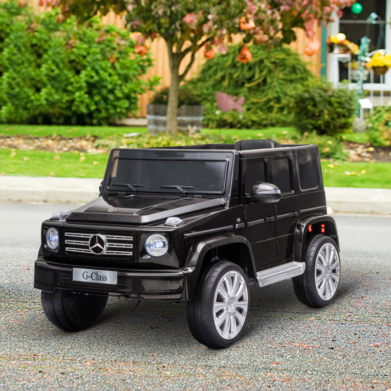 Black 12-Volt Mercedes Benz G500 Kids Ride-On Truck