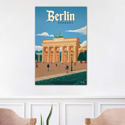 Brandenberg Gate by IdeaStorm Studios - Wrapped Canvas Print