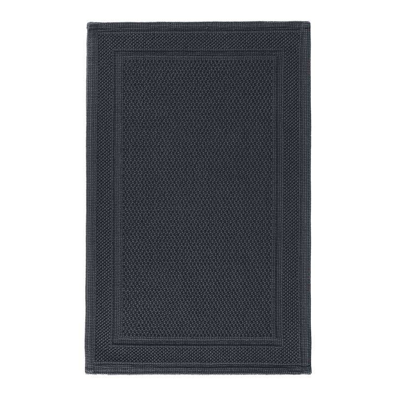 Bee Waffle Bath Rug, 20" W x 31" L, Storm