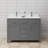 Beckett 48" Freestanding Double Bathroom Vanity with Cultured Marble Top-61870885-61870886-61870883