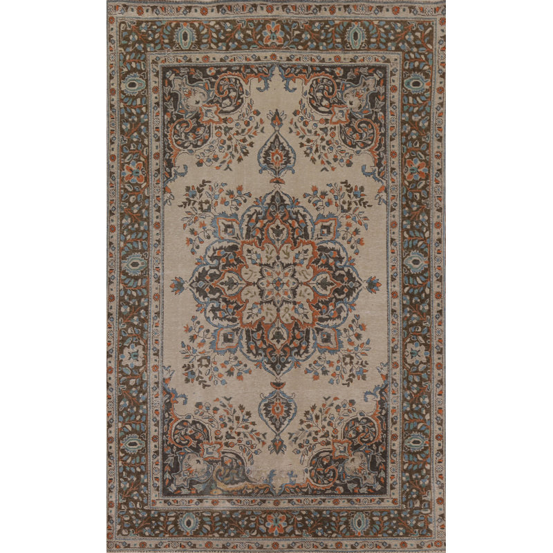 Tapis traditionnel en laine fait à la main 6 x 10