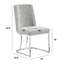 Chaises d'appoint Minimal avec tissu bouclé et base chromée-1218299984-1233774926