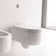 Kerasan 1.28 Gallons GPF High Efficiency Dual Flush Wall Mounted Kit