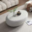 Table basse elliptique en fibre de verre