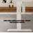 L-Shaped Hand-Crank Adjustable Height Desk-1346835364