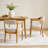 Comfortable Dining Chairs Wood Frame Upholstered Modern Kitchen Set