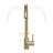 Gold Kitchen Sink Faucet With Single Handle, 360 Degree Swivel Spout, 304 Stainless Steel, Resists Rust And Tarnish, , Easy To Maintain Operate In Sink, Ceramic Cartridge For Long-Lasting Use, Water