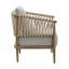 Chaise avec accoudoirs d'appoint
