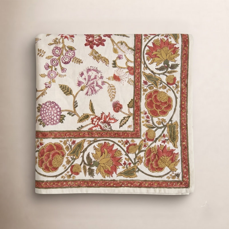 Albin Tablecloth - Multicolor - 71" x 128", 128" L x 71" W