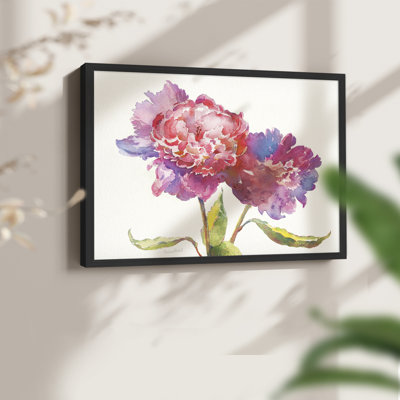 Prize Peonies I -Framed Print - Restickable