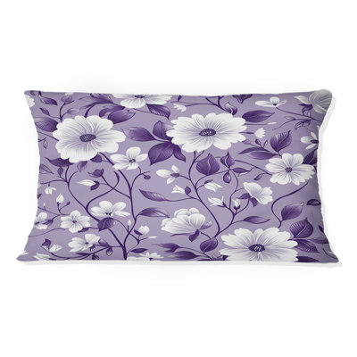 Coussin lombaire glamour Flower Charm II
