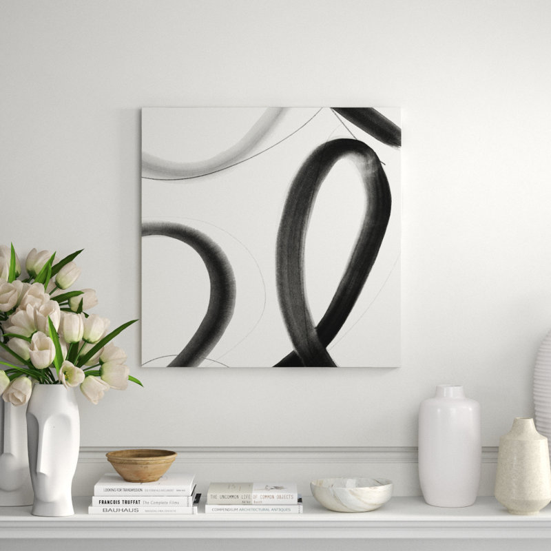 Heartbeat Note X Print by Barclay Butera, 30" H x 30" W, Image Brush Gel