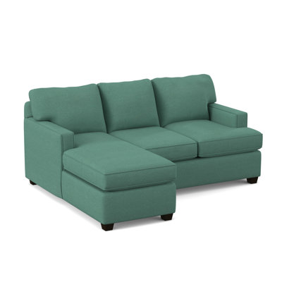 80.5" Wide Reversible Modular Sofa & Chaise with Ottoman