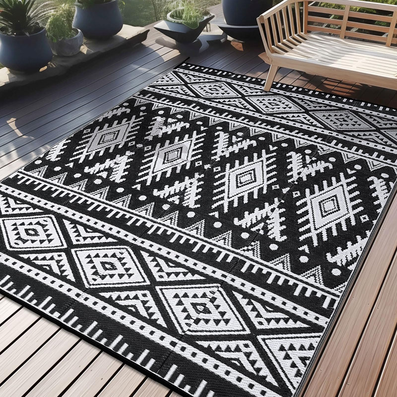 Geometric Shapes Area Rug, Rectangle 180 x 270 cm