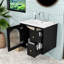Ensemble de meuble-lavabo mural 24 po avec lavabo en céramique, 2 tiroirs et armoire en verre-114285708