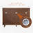 Modern Nut-Brown Solid Wood Shoe Storage