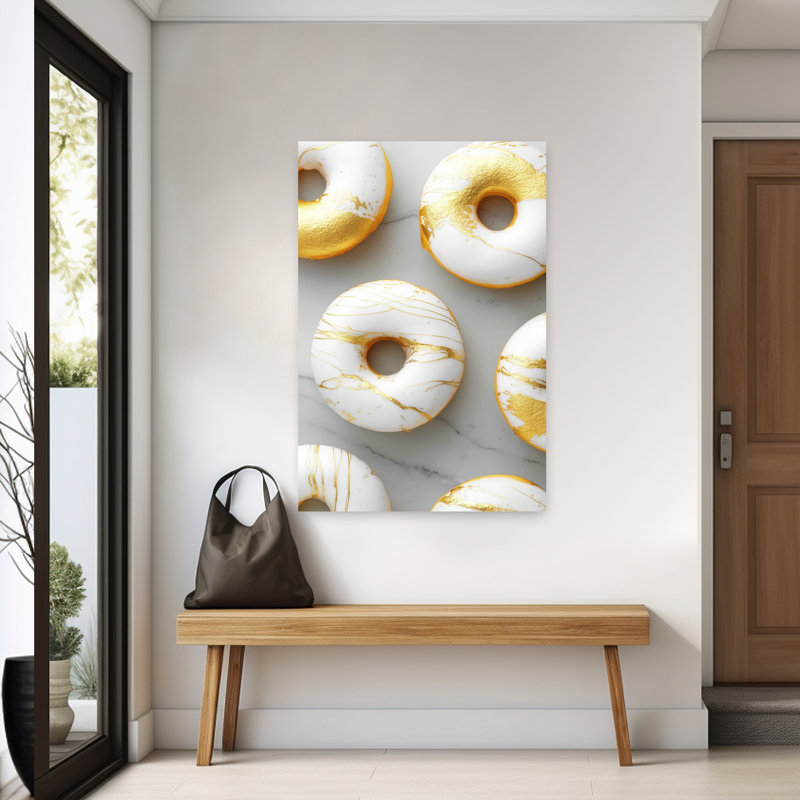 Art mural moderne Donuts, H 60 po x l 40 po