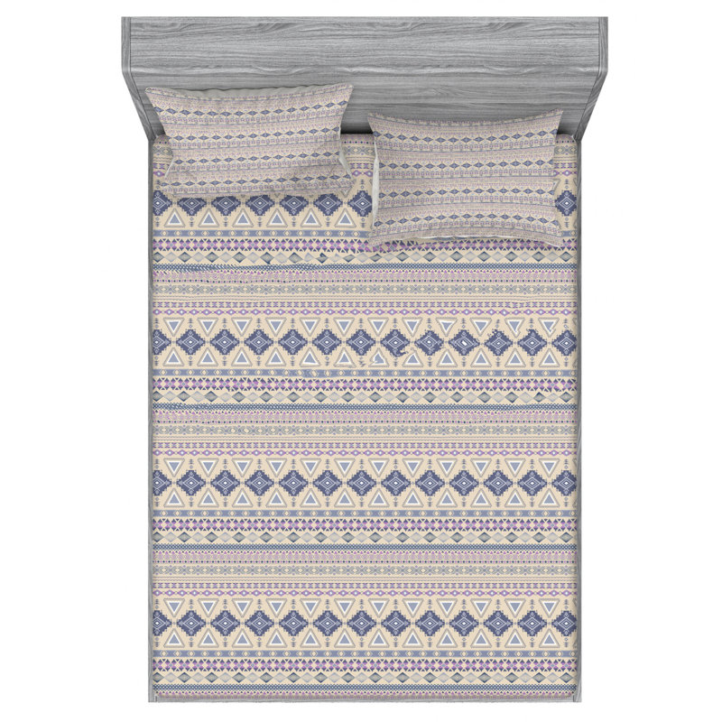 Microfiber Sheet Set, Full Sheet Set with Fitted Sheet