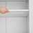 Storage Cabinet, 2-Door File Cabinet With Lock, 4 Adjustable Shelves For Office, Home-311014336