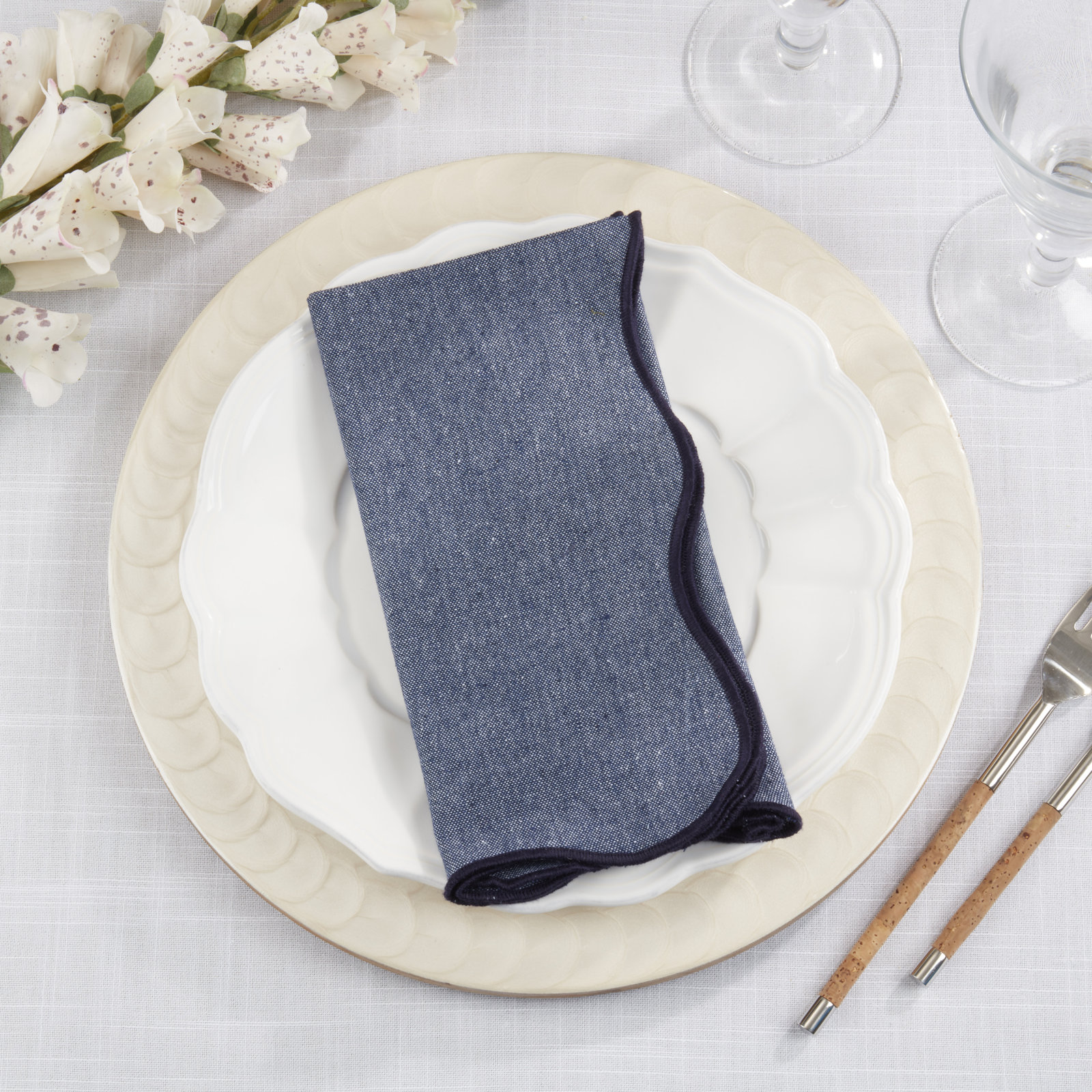 Eco Chic Scallop Napkin (Set of 4)