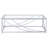 Sleek Modern Two-Piece Tempered Glass Coffee Table Set