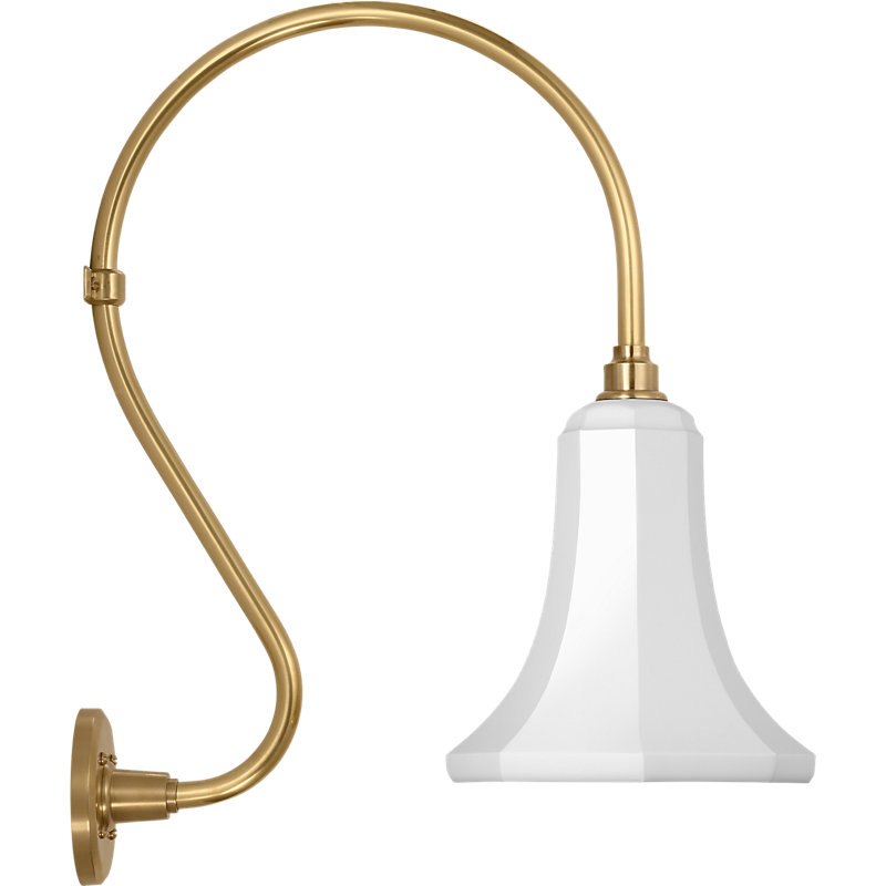Thomas O'Brien 1 - Light Outdoor Barn Light, 24" H x 9.25" W x 19.25" D