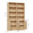 Kirklyn 73" H Standard Storage Bookcase with Doors and 8 Open Shelves, Modern Wood Organizer-101055693
