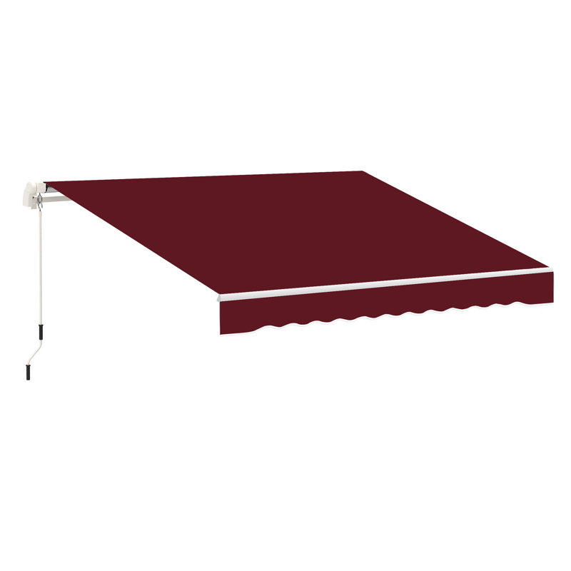 Auvent rétractable en toile de remplacement pour auvent d'extérieur, L 136,5 po x P 114,25 po