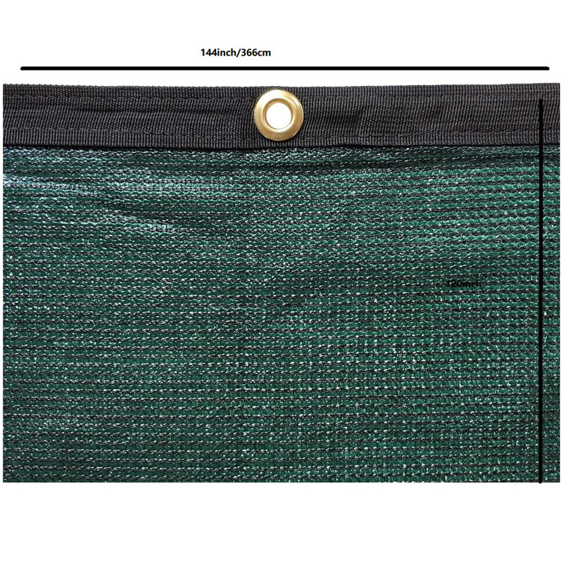 RV Awning Privacy Sunblock Screen Shade Panel Kit,10ftx16ft,Dark Green, 96" H x 96" W x 0.2" D, Dark Green