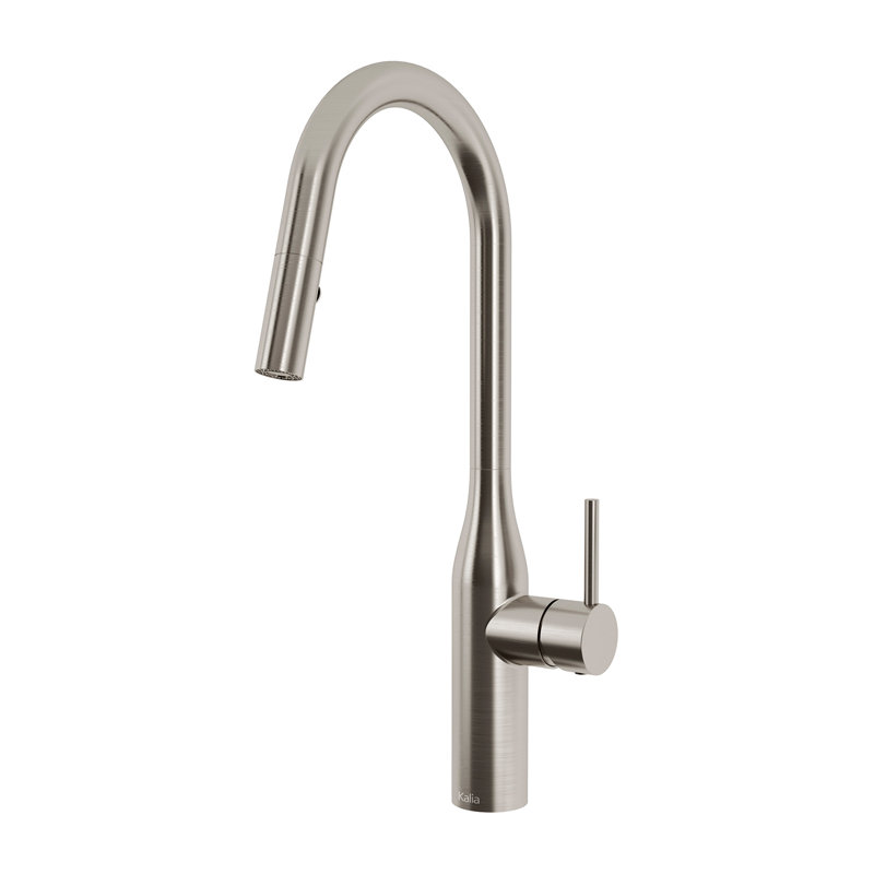 Robinet de cuisine à poignée simple Kaviar, Inoxydable