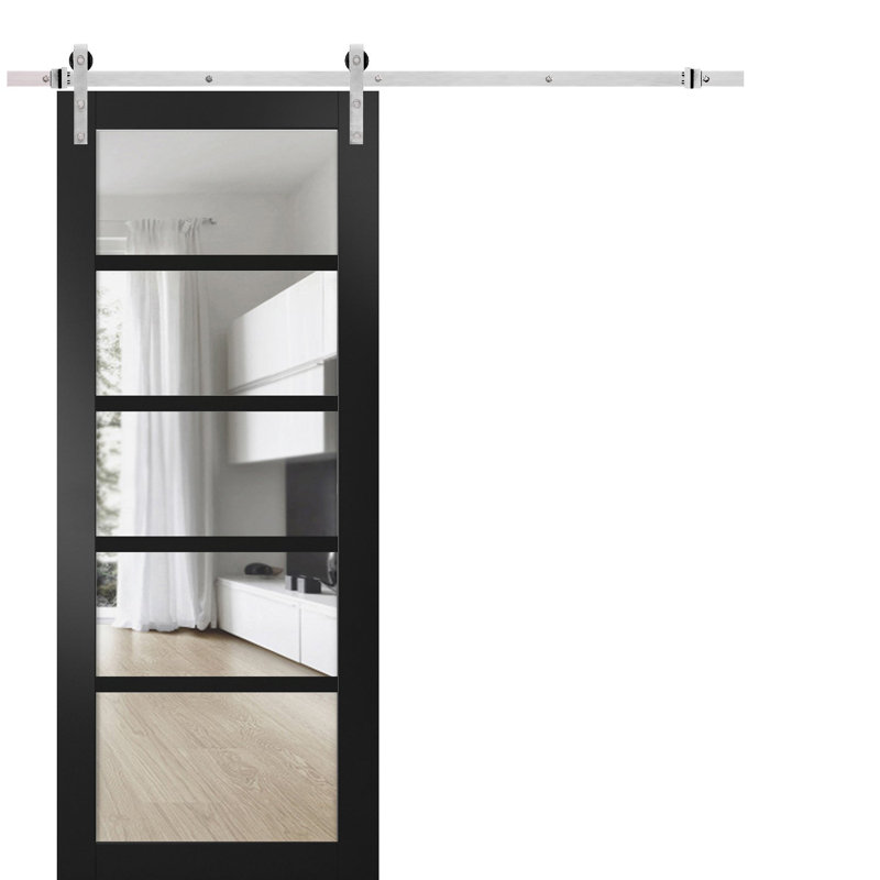 Porte de grange en bois Quadro, 36 po x 96 po