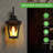 Bruce Outdoor Wall Lights with Clear Glass Panels (Bulb Not Included)
