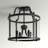 Keely Glass Semi Flush Mount