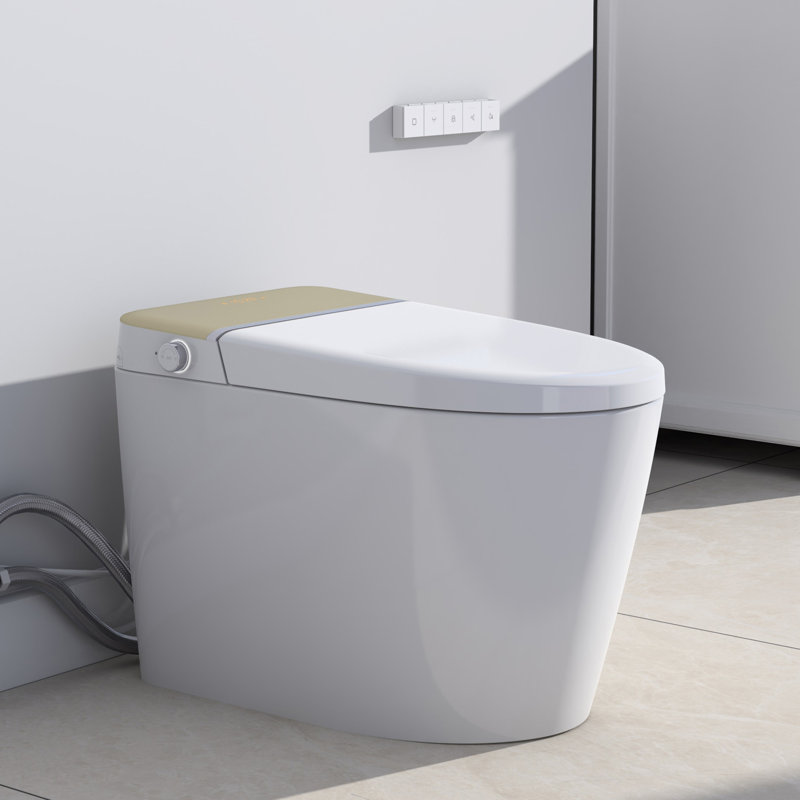 Toilette de bidet allongée 1,27 gallons GPF (siège inclus)