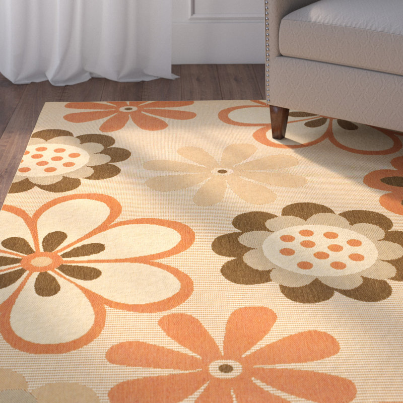 Herefordshire Performance Floral Rug, Rectangle 4' x 5'7"