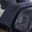 Très grand lit luxueux en jacquard californien 100% polyester pour chambre des maîtres