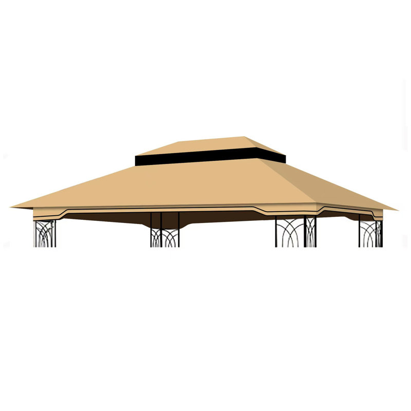 10X10 Outdoor Patio Gazebo Canopy Tent With Ventilated Double Roof And Mosquito Net(Detachable Mesh Screen On All Sides),Suitable For Lawn, Garden, Backyard And Deck