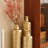 Cory-Lee Handcrafted Metal Floor Vase with Golden Scales, Large Flower Vase(Set Of 3)