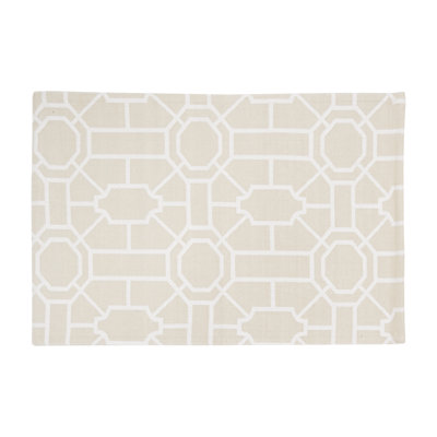 Geometric 100% Cotton Tablecloth